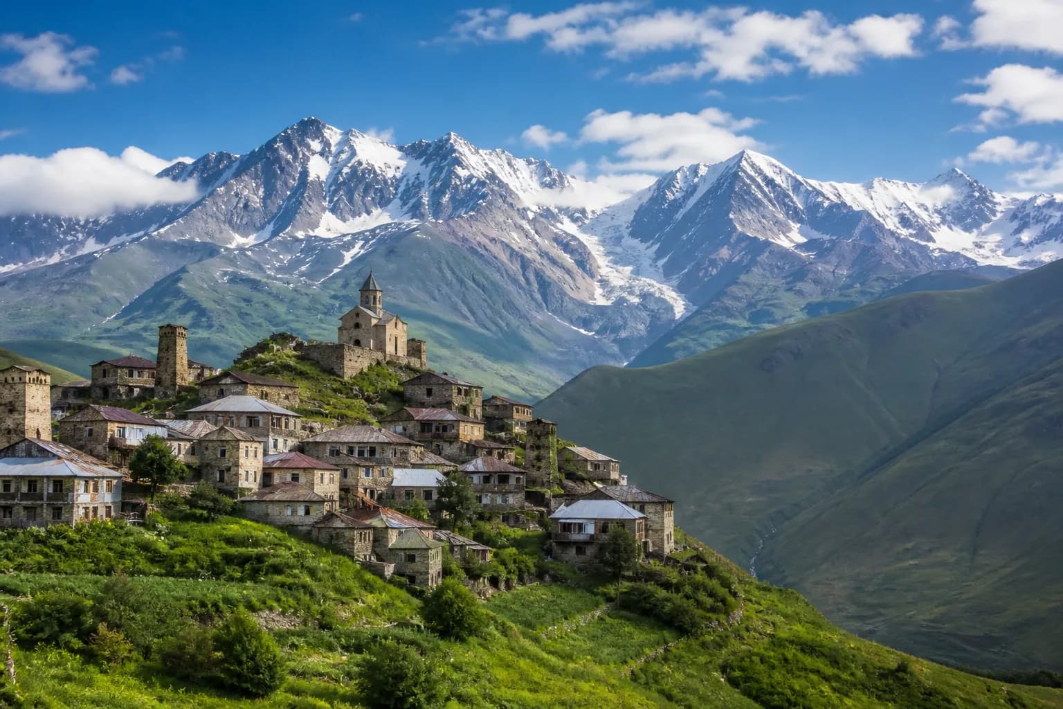 Georgia travel destination scenery