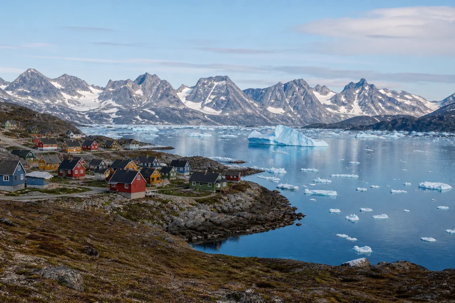 Greenland travel destination scenery