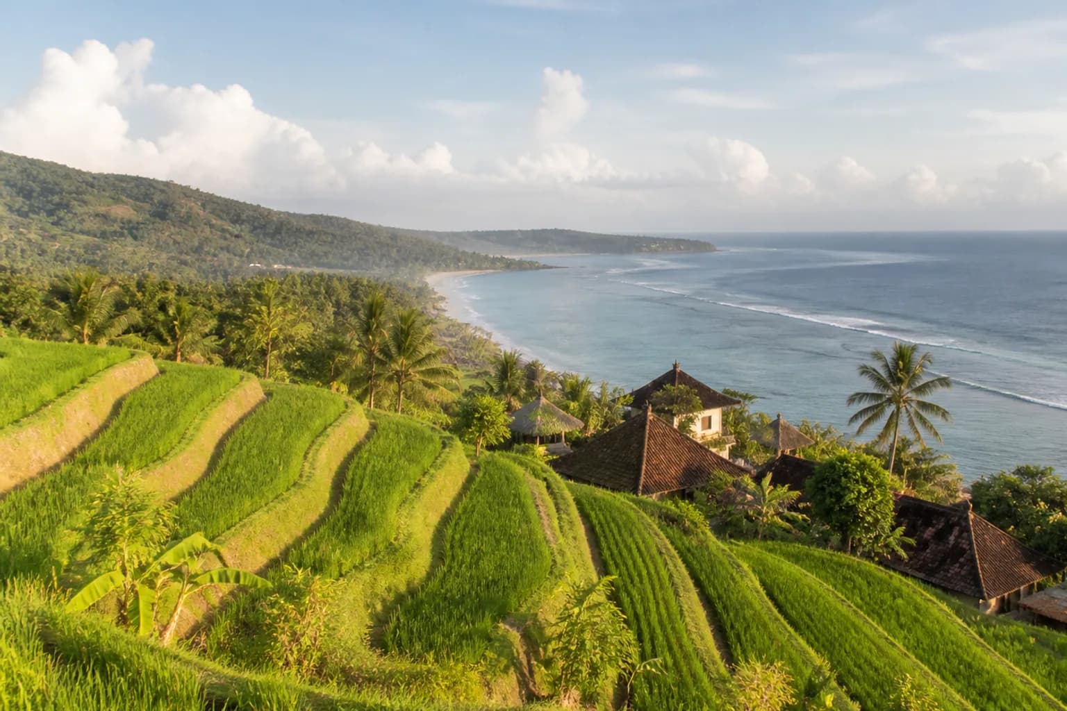 Indonesia travel destination scenery