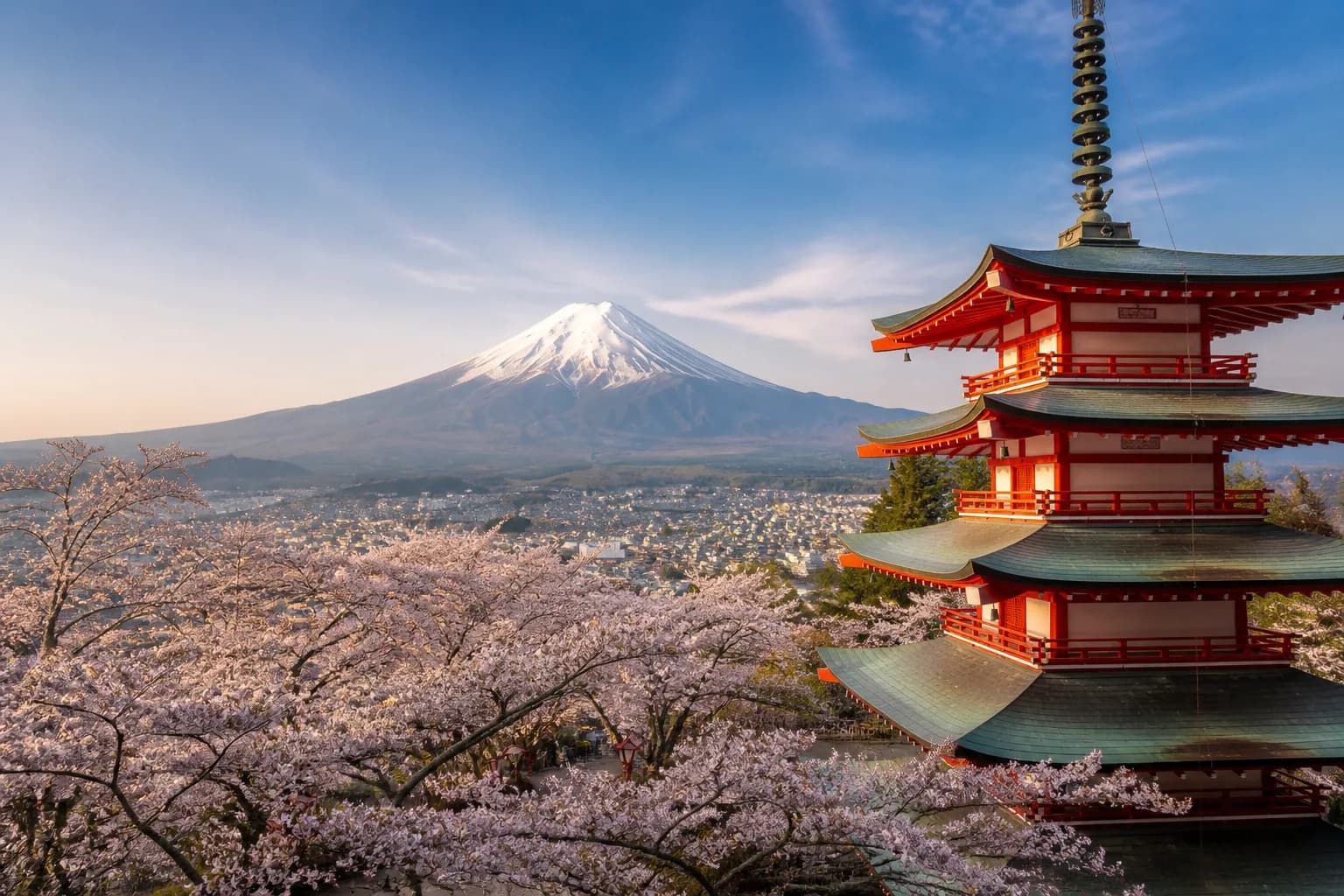 Japan travel destination scenery