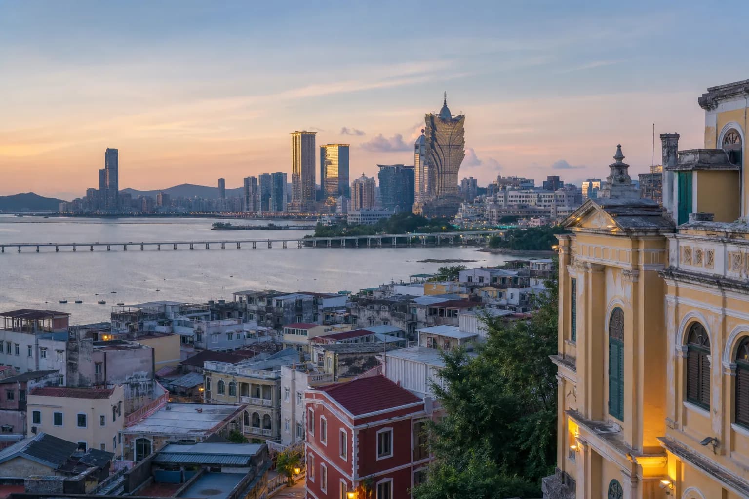 Macao SAR China travel destination scenery