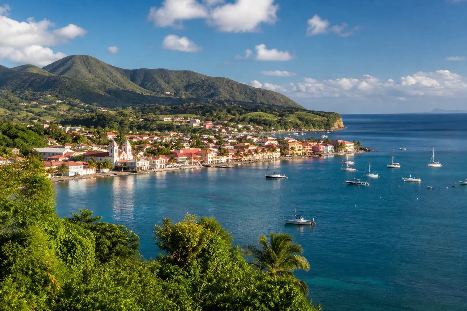 Martinique travel destination scenery