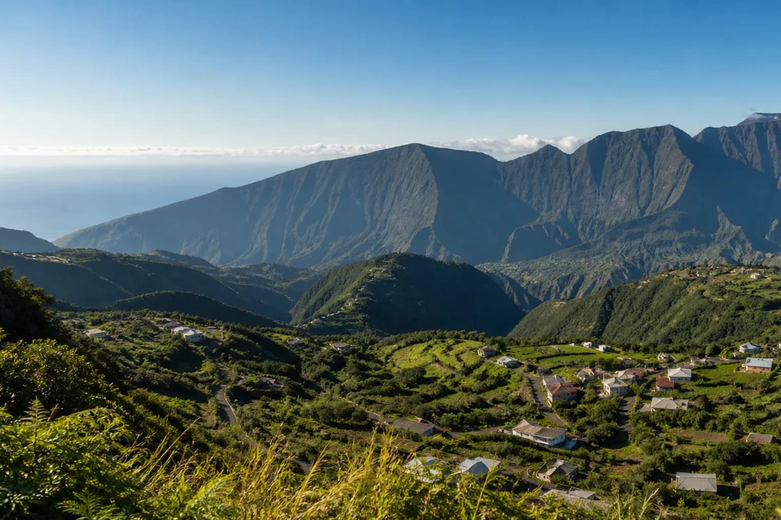 Réunion travel destination scenery