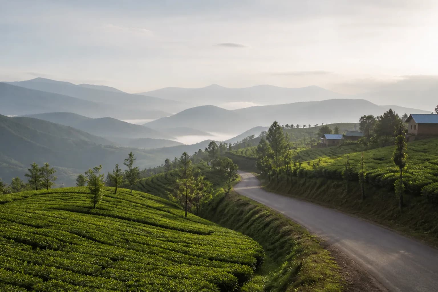 Rwanda travel destination scenery