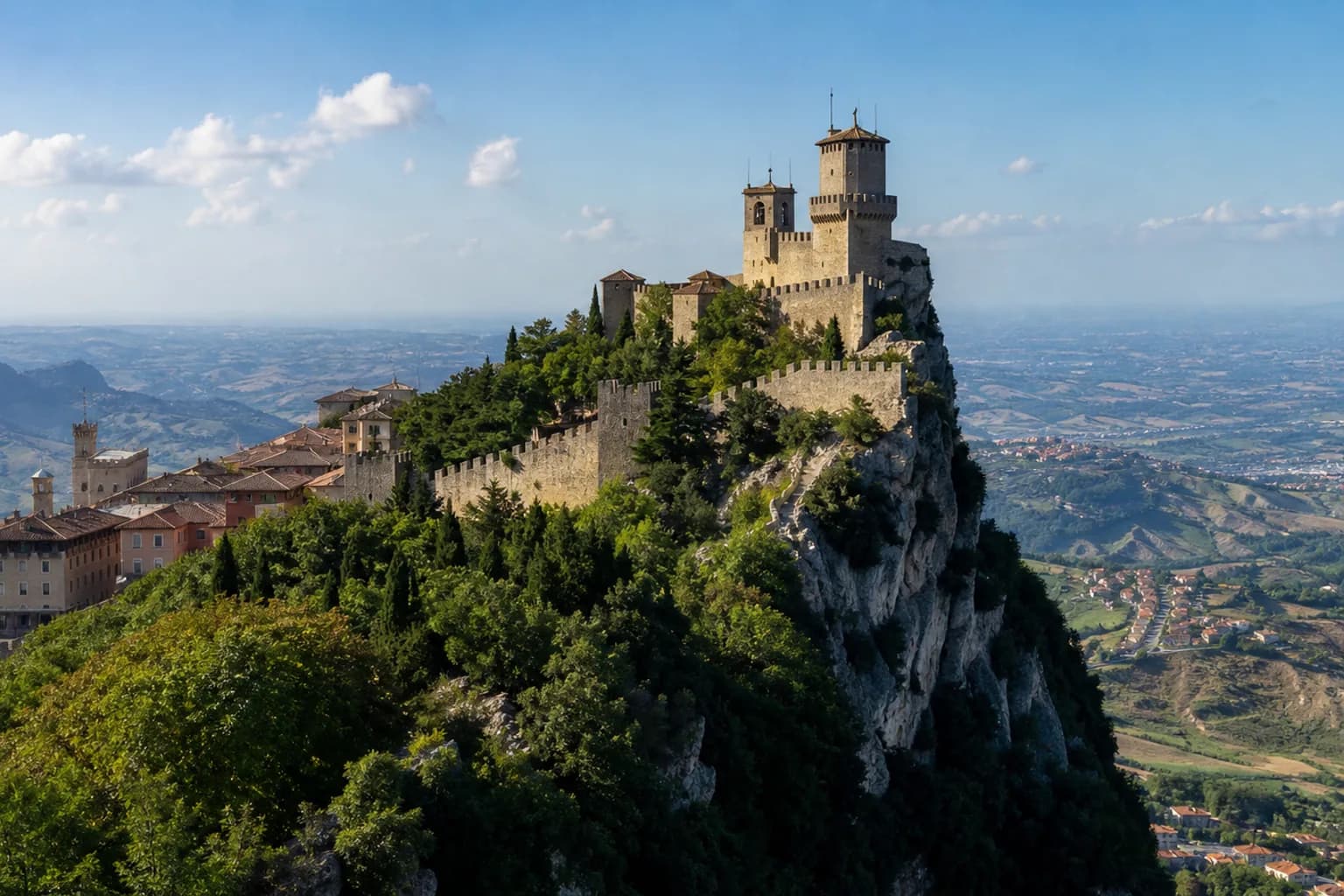 San Marino travel destination scenery