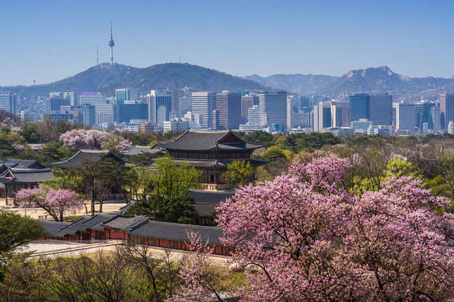 South Korea travel destination scenery