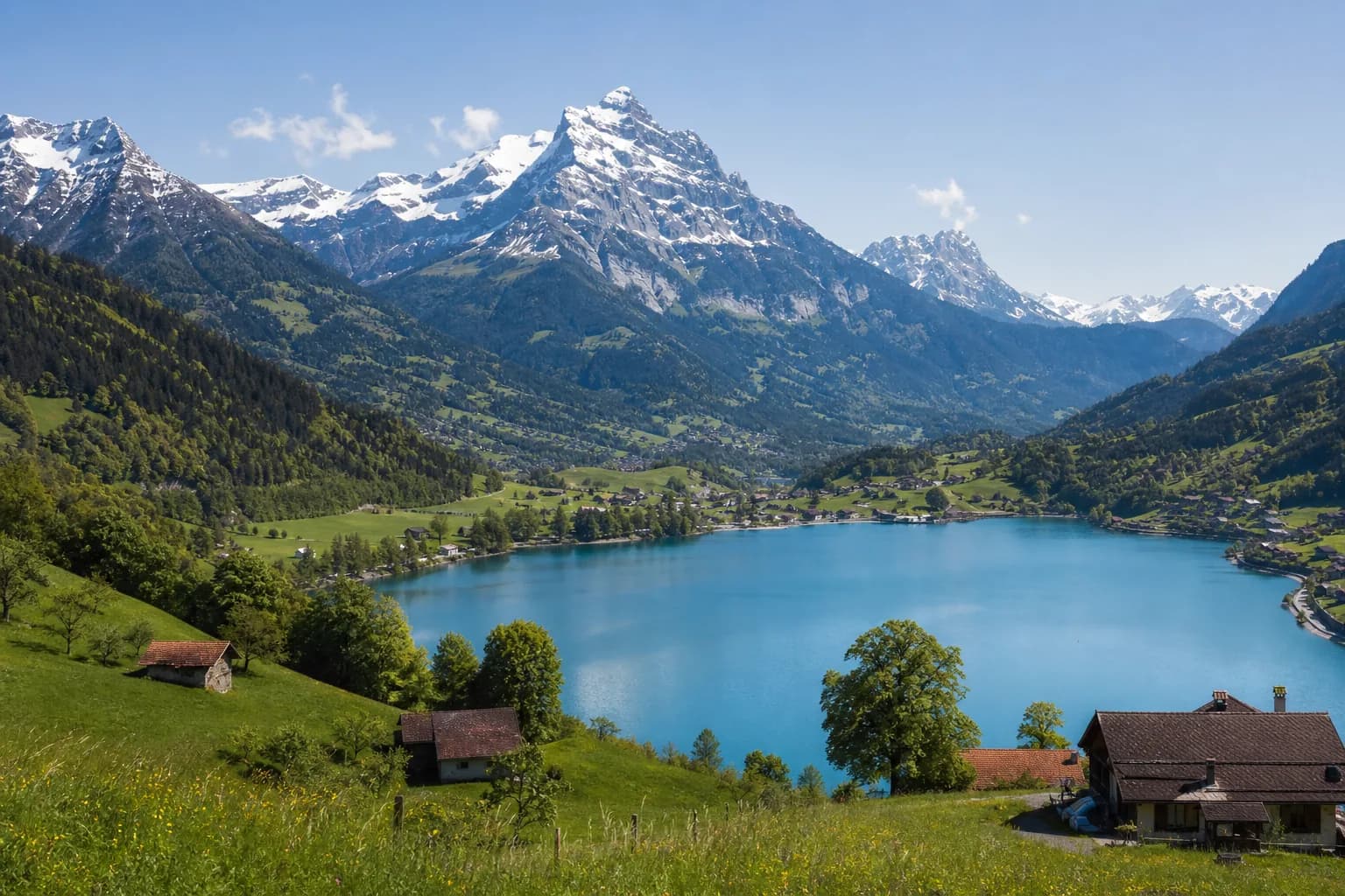 Switzerland travel destination scenery
