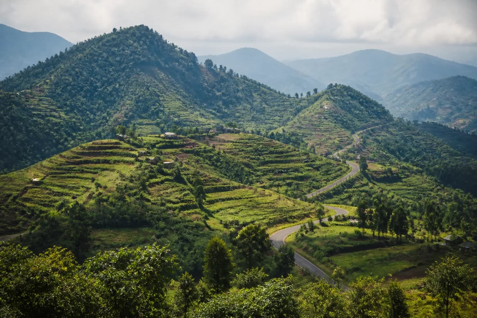 Uganda travel destination scenery